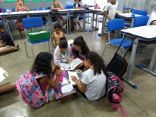 Projeto envolve todos os alunos da escola. Foto: Arquivo da Escola